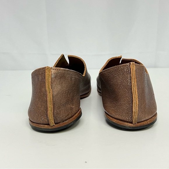 Cydwoq Handmade Starlight Metallic Slip On Medicine Loafer Cap Toe Flat 9 - Picture 4 of 11